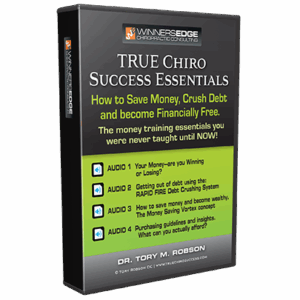 WEChiroSuccess3DSMALL262SaveMoneyCrushDebt square